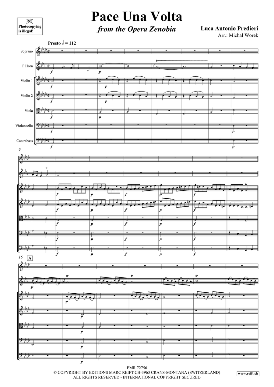 Pace Una Volta Pace Una Volta String Orchestra scores gallery preview page 3