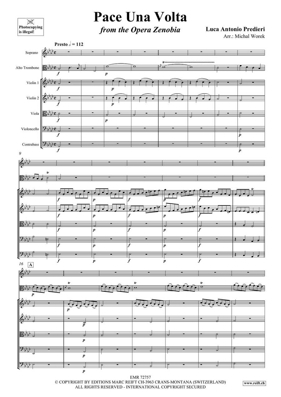Pace Una Volta Pace Una Volta String Orchestra scores gallery preview page 3