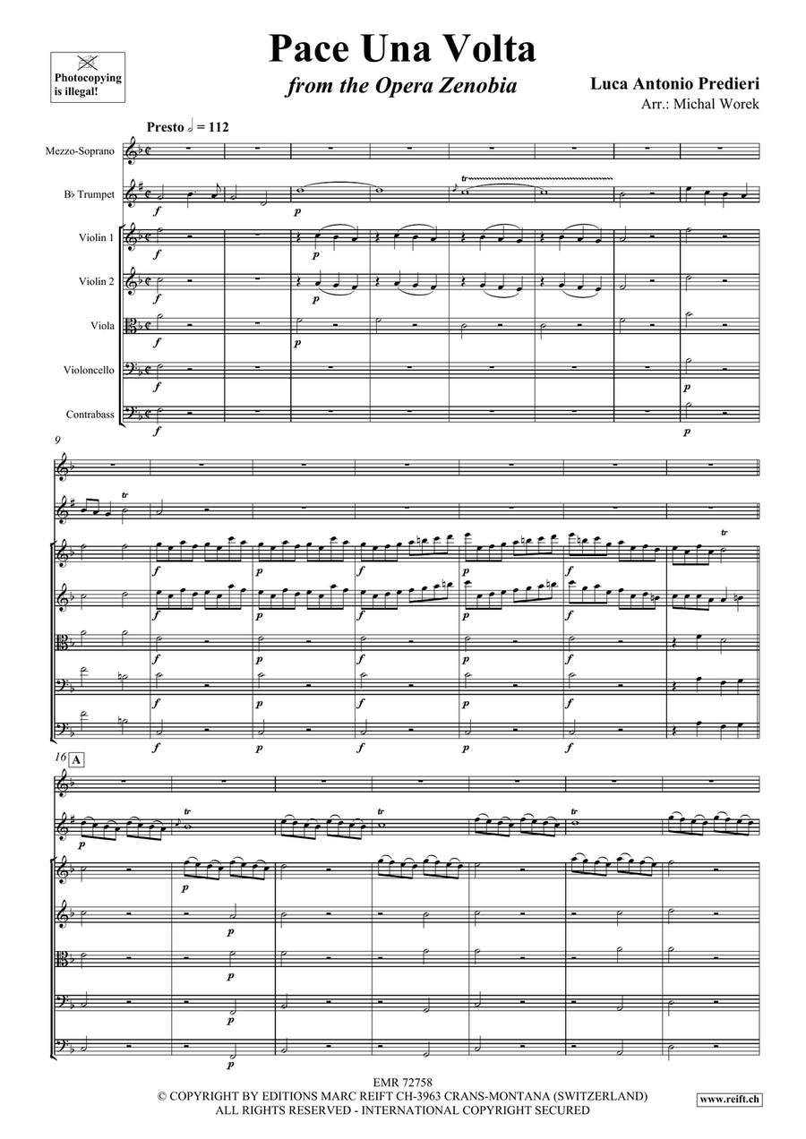 Pace Una Volta Pace Una Volta String Orchestra scores gallery preview page 3
