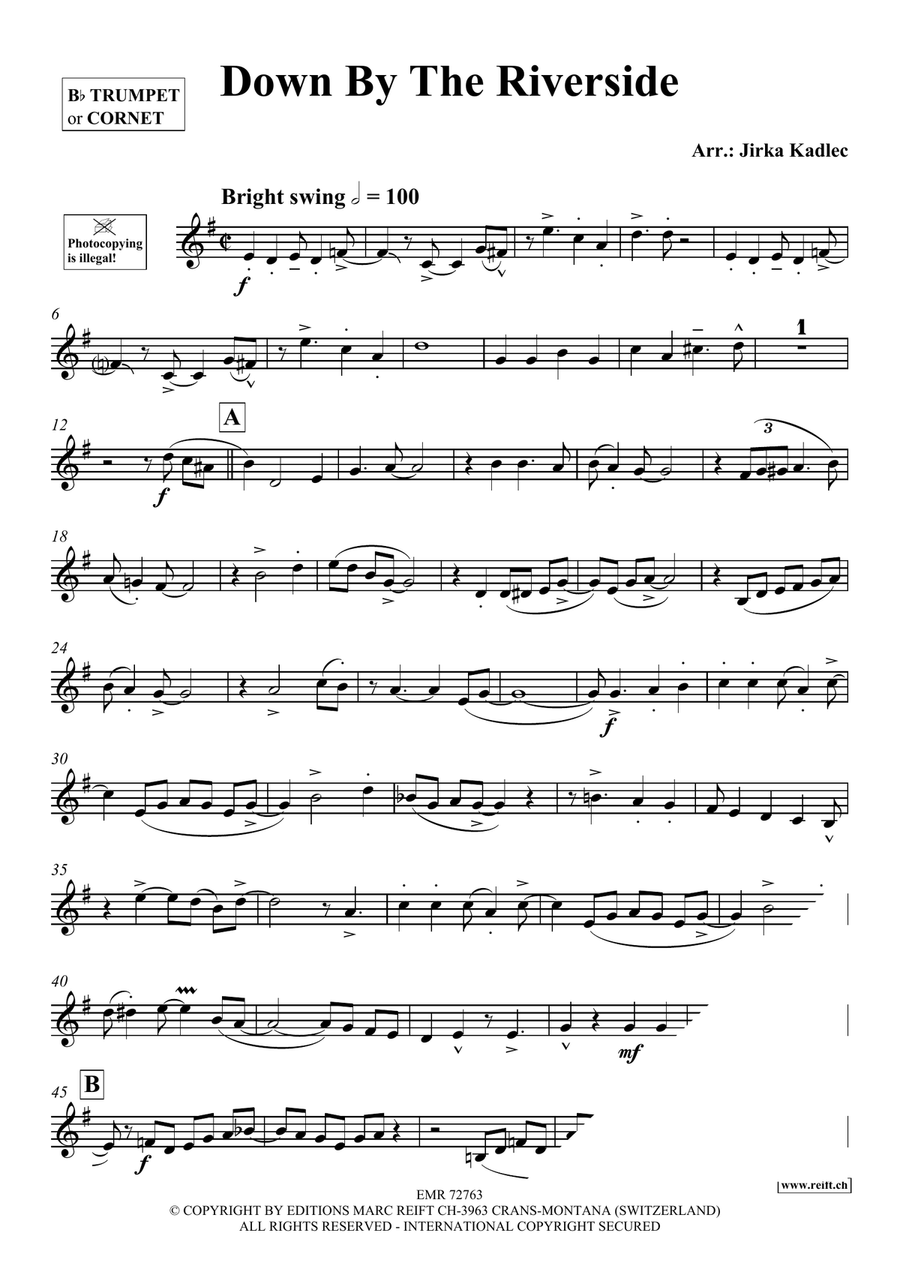 Down By The Riverside Down By The Riverside Cornet scores gallery preview page 3