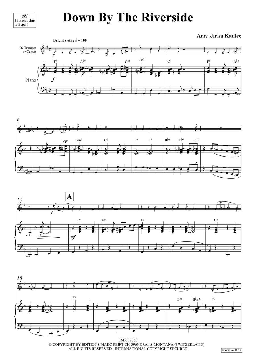 Down By The Riverside Down By The Riverside Cornet scores gallery preview page 4