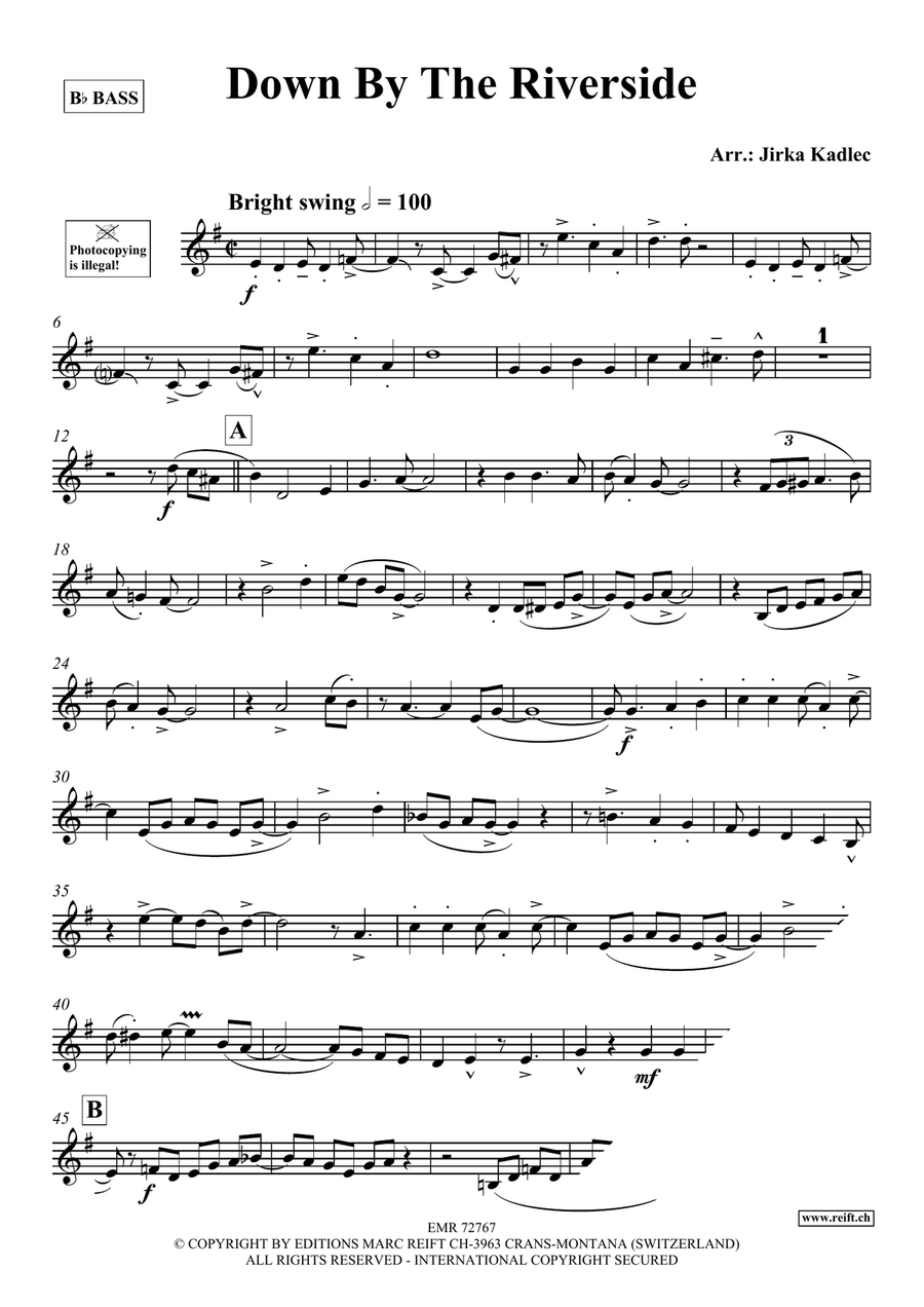 Down By The Riverside Down By The Riverside Voice Solo scores gallery preview page 3