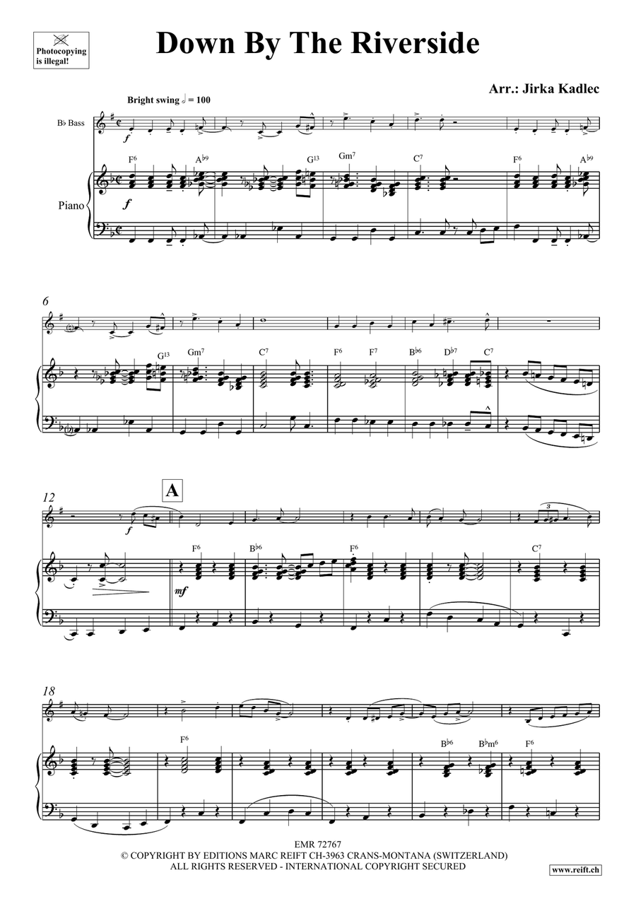 Down By The Riverside Down By The Riverside Voice Solo scores gallery preview page 4