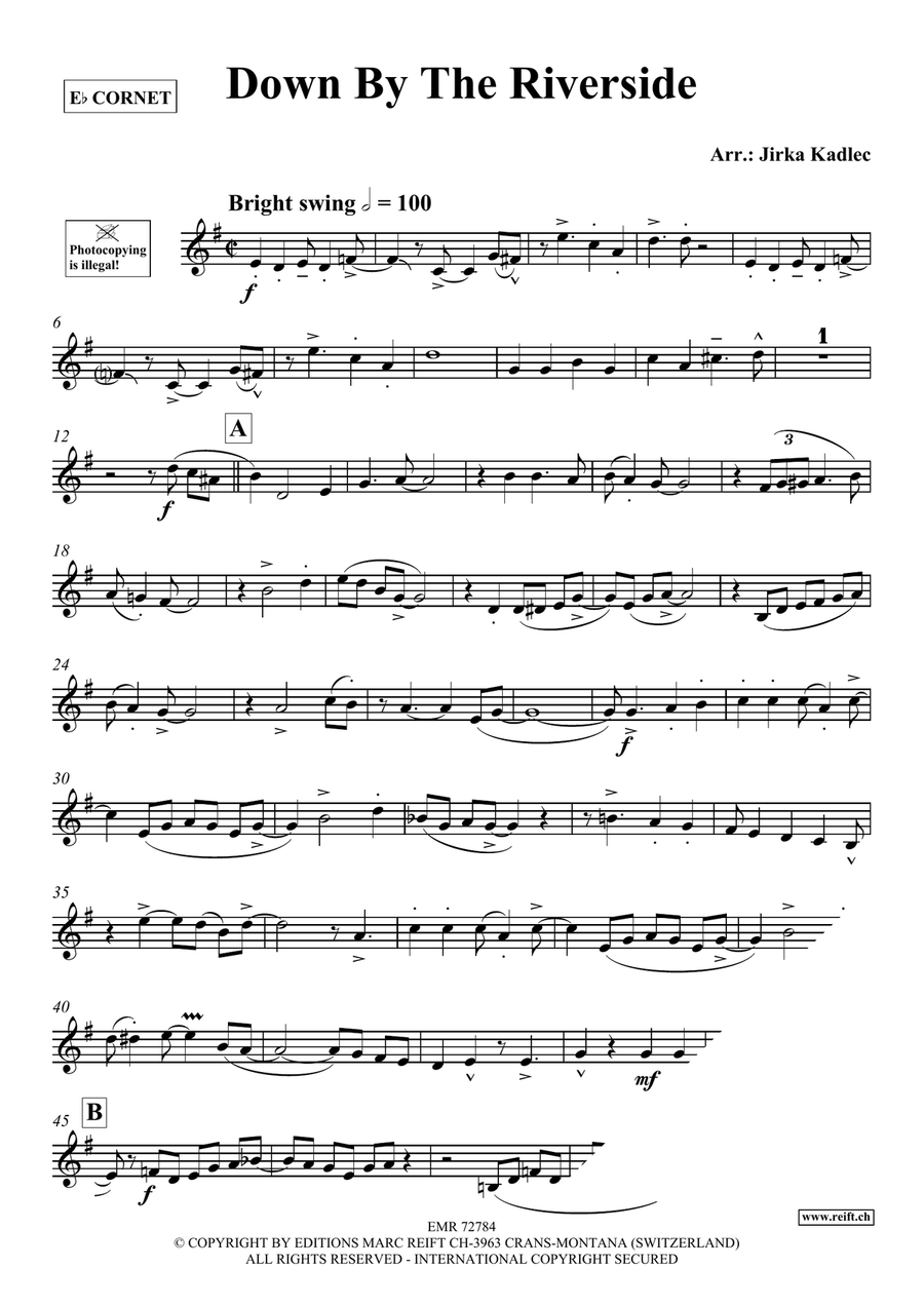 Down By The Riverside Down By The Riverside Cornet scores gallery preview page 3