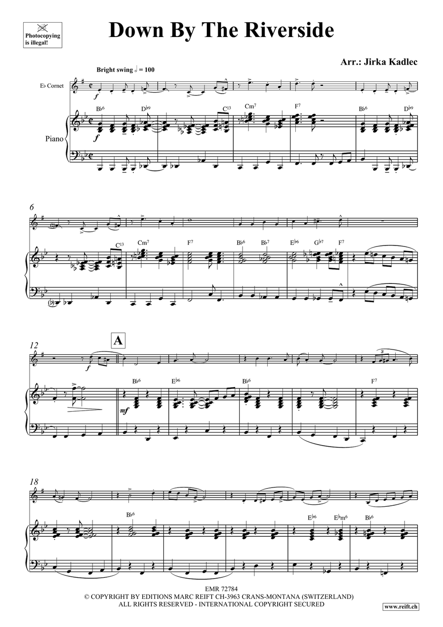 Down By The Riverside Down By The Riverside Cornet scores gallery preview page 4