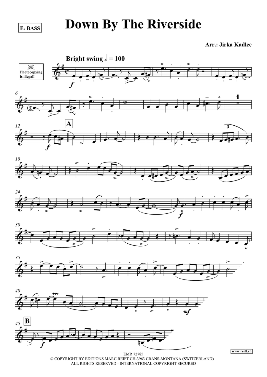 Down By The Riverside Down By The Riverside Voice Solo scores gallery preview page 3
