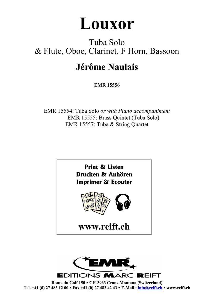 Louxor Louxor Woodwind Quintet scores gallery preview page 2