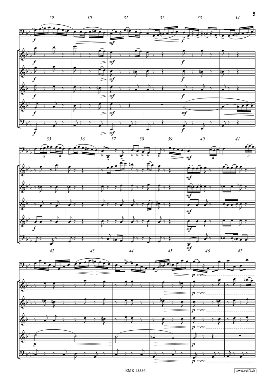 Louxor Louxor Woodwind Quintet scores gallery preview page 6