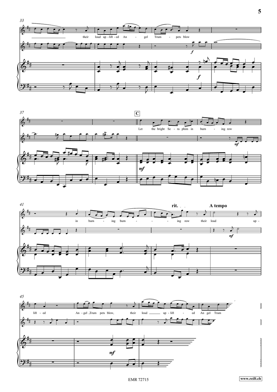 Let The Bright Seraphim Let The Bright Seraphim Flute scores gallery preview page 5