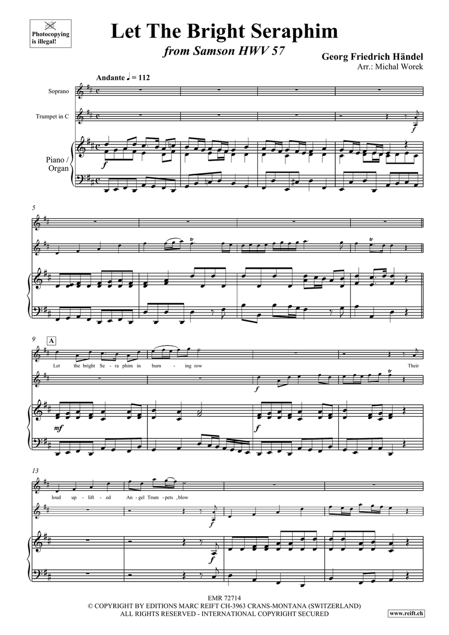 Let The Bright Seraphim Let The Bright Seraphim Trumpet scores gallery preview page 3