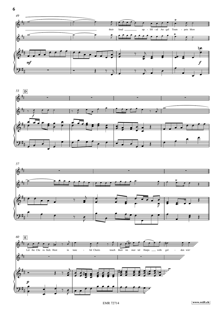 Let The Bright Seraphim Let The Bright Seraphim Trumpet scores gallery preview page 6