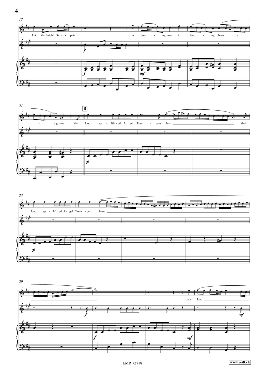 Let The Bright Seraphim Let The Bright Seraphim Horn scores gallery preview page 4