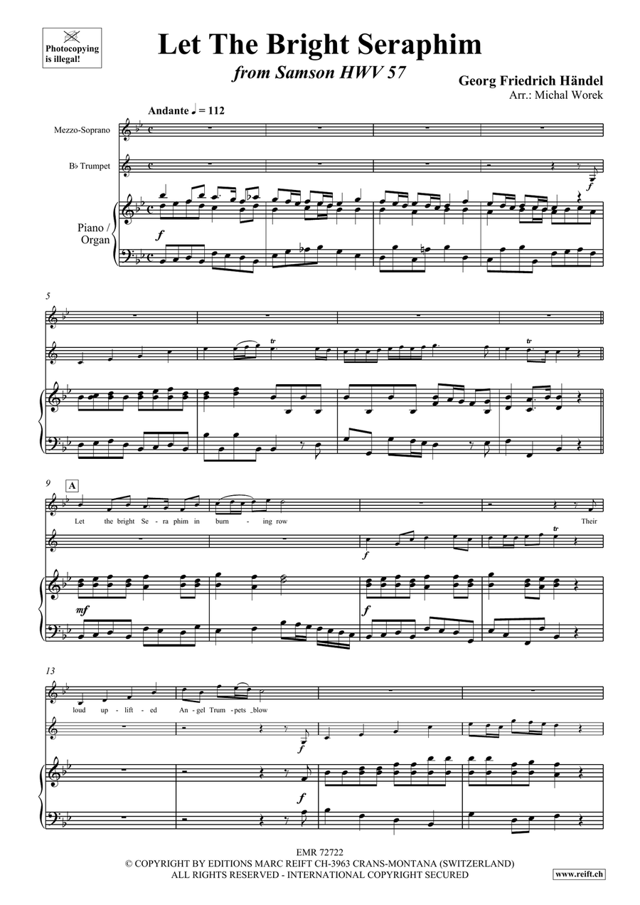 Let The Bright Seraphim Let The Bright Seraphim Trumpet scores gallery preview page 3