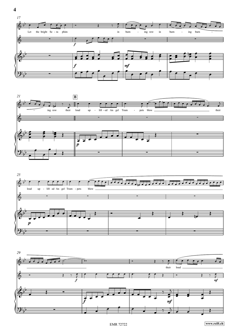 Let The Bright Seraphim Let The Bright Seraphim Trumpet scores gallery preview page 4