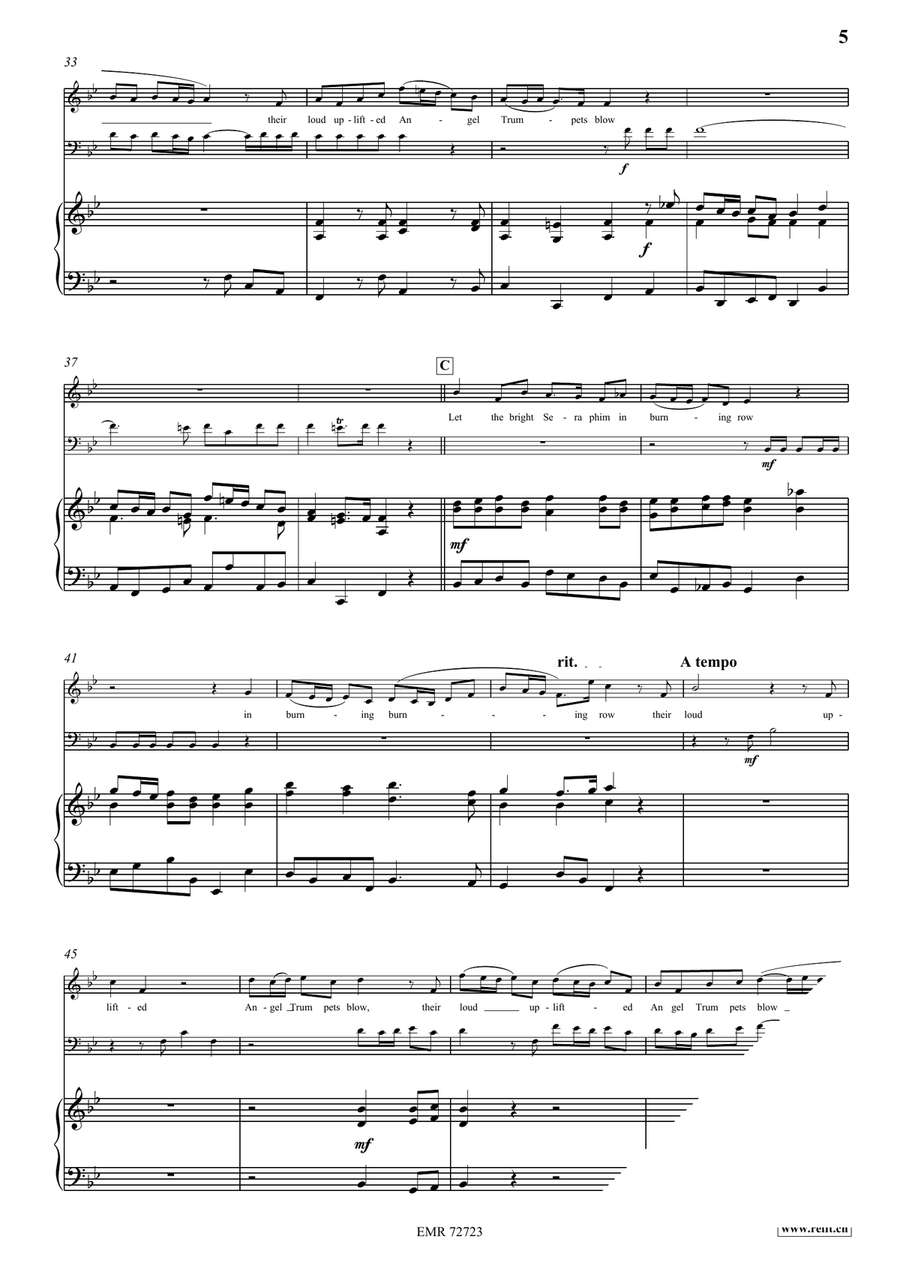 Let The Bright Seraphim Let The Bright Seraphim Bassoon Solo scores gallery preview page 5
