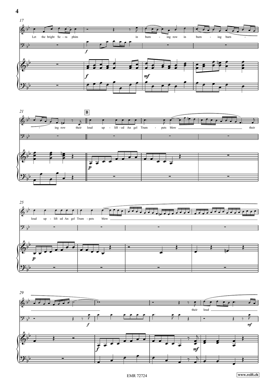 Let The Bright Seraphim Let The Bright Seraphim Trombone scores gallery preview page 4