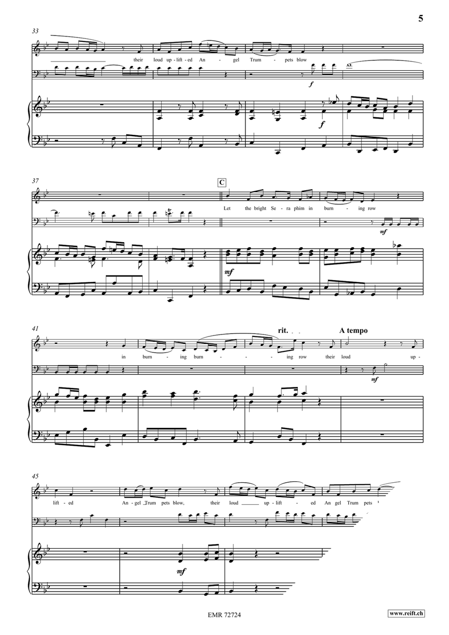 Let The Bright Seraphim Let The Bright Seraphim Trombone scores gallery preview page 5