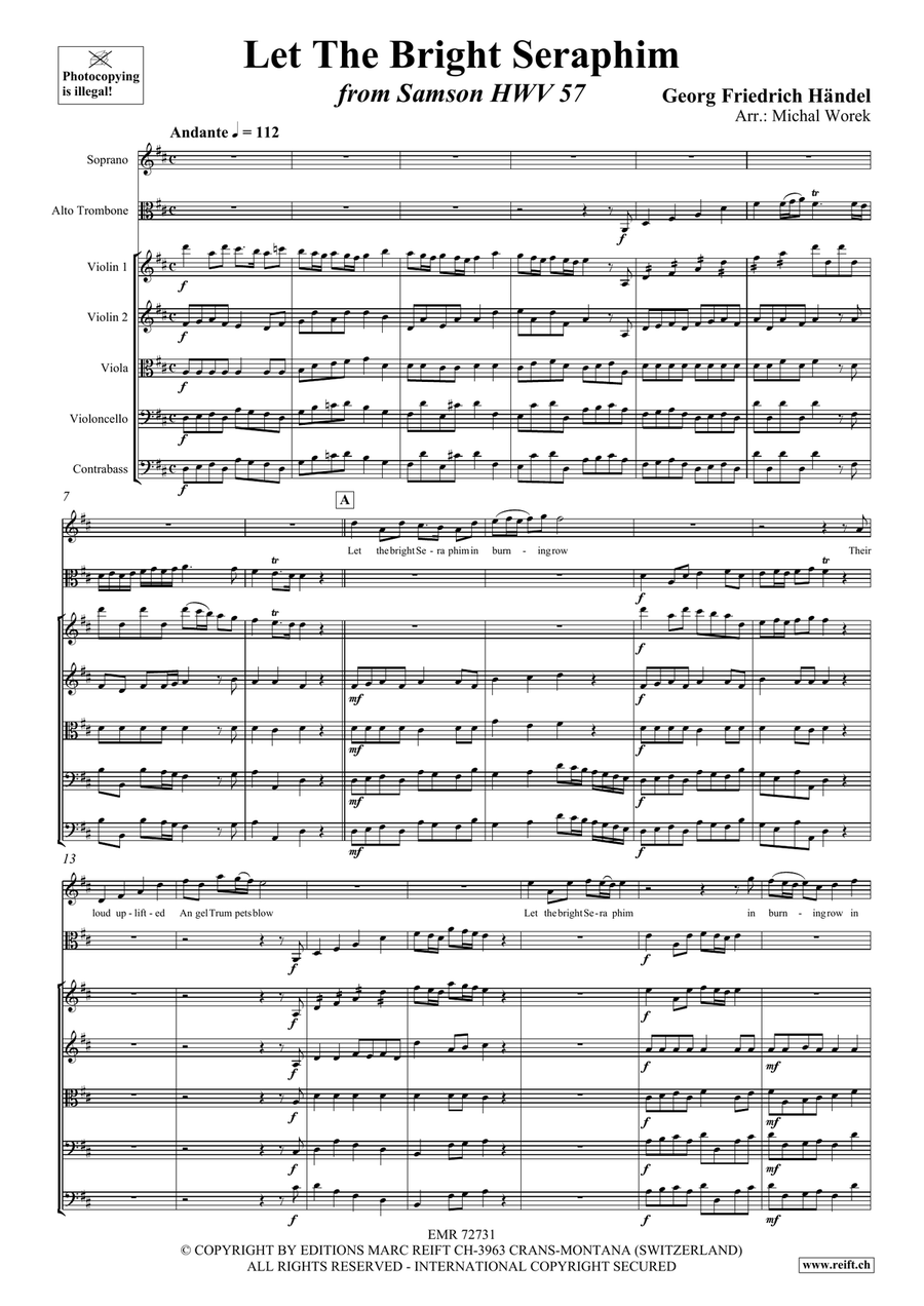 Let The Bright Seraphim Let The Bright Seraphim String Orchestra scores gallery preview page 3