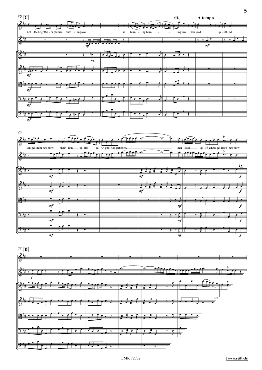 Let The Bright Seraphim Let The Bright Seraphim String Orchestra scores gallery preview page 5