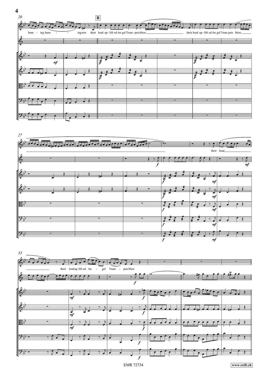 Let The Bright Seraphim String Orchestra scores gallery preview page 4