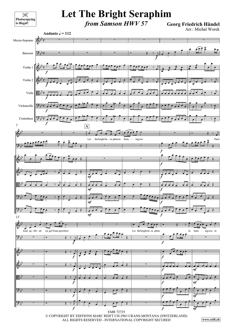 Let The Bright Seraphim Let The Bright Seraphim String Orchestra scores gallery preview page 3