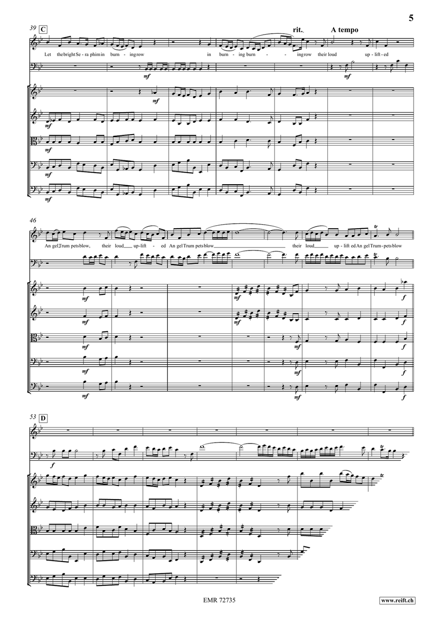 Let The Bright Seraphim Let The Bright Seraphim String Orchestra scores gallery preview page 5