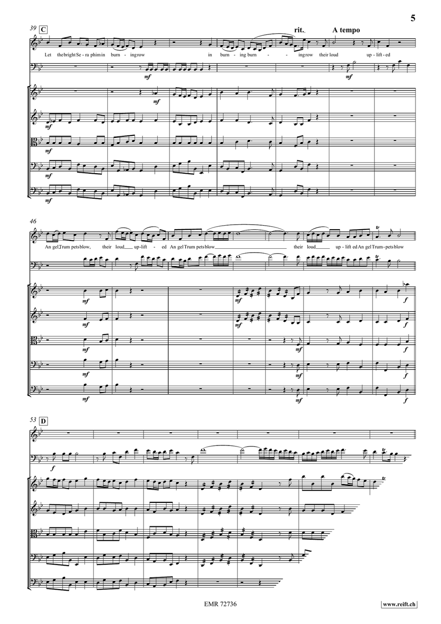 Let The Bright Seraphim Let The Bright Seraphim String Orchestra scores gallery preview page 5