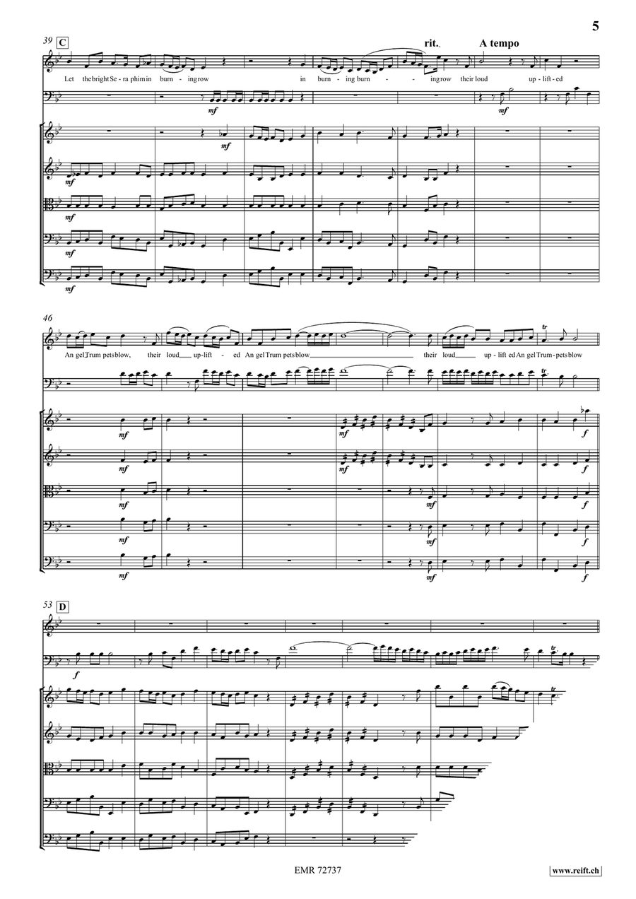 Let The Bright Seraphim Let The Bright Seraphim String Orchestra scores gallery preview page 5