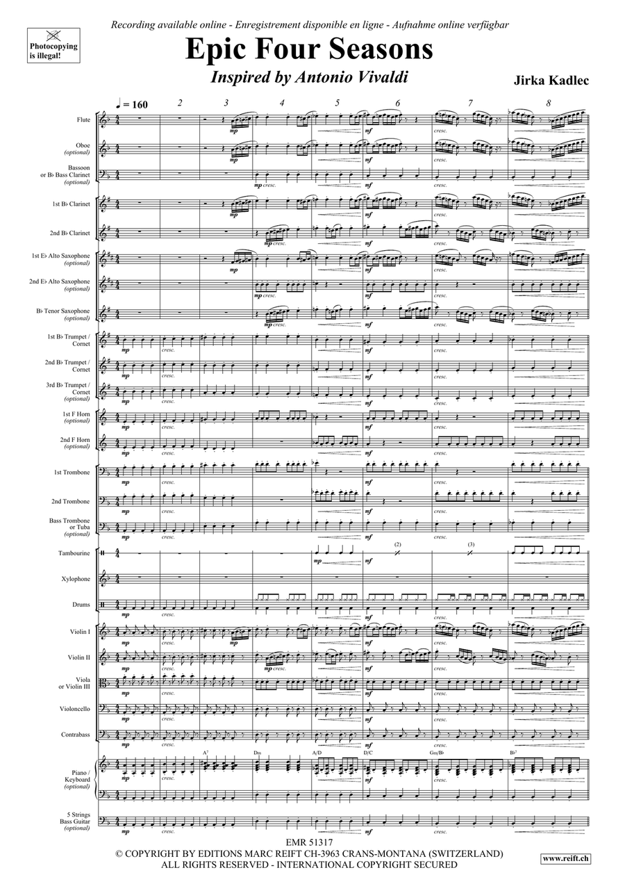 Epic Four Seasons Epic Four Seasons Orchestra scores gallery preview page 5