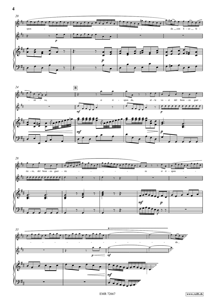 Alle Voci Del Bronzo Guerriero Flute scores gallery preview page 4