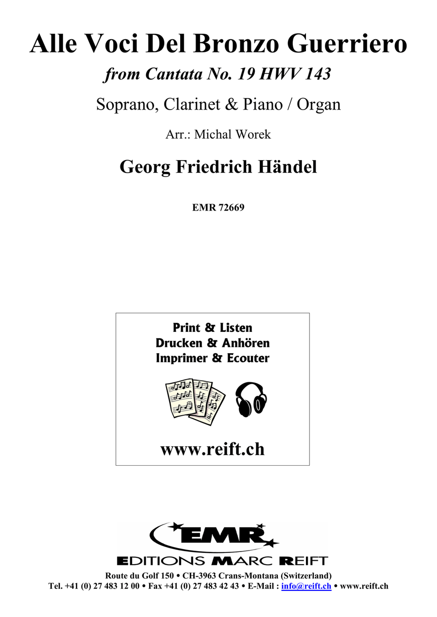 Alle Voci Del Bronzo Guerriero Clarinet scores gallery preview page 2
