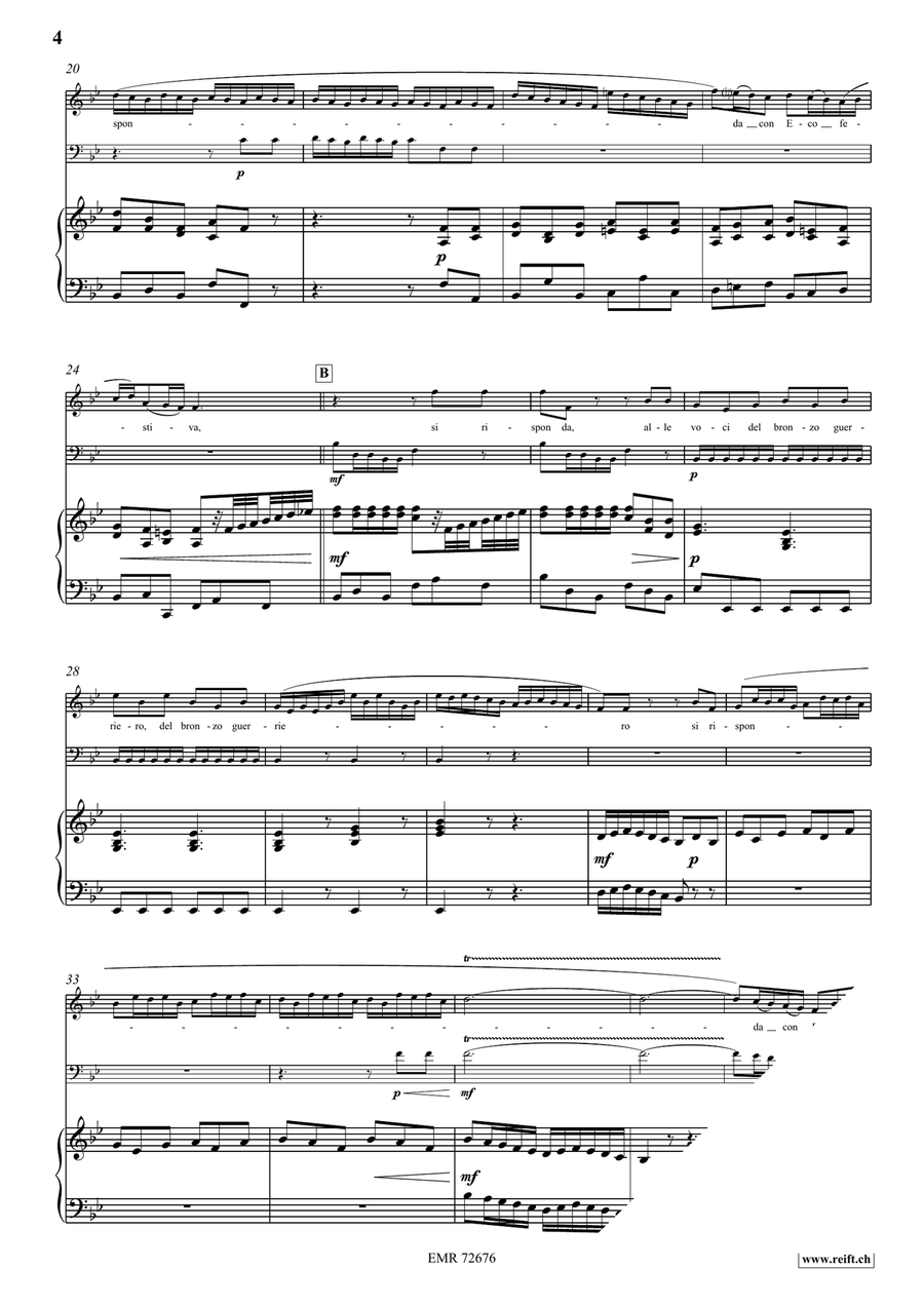 Alle Voci Del Bronzo Guerriero Trombone scores gallery preview page 4