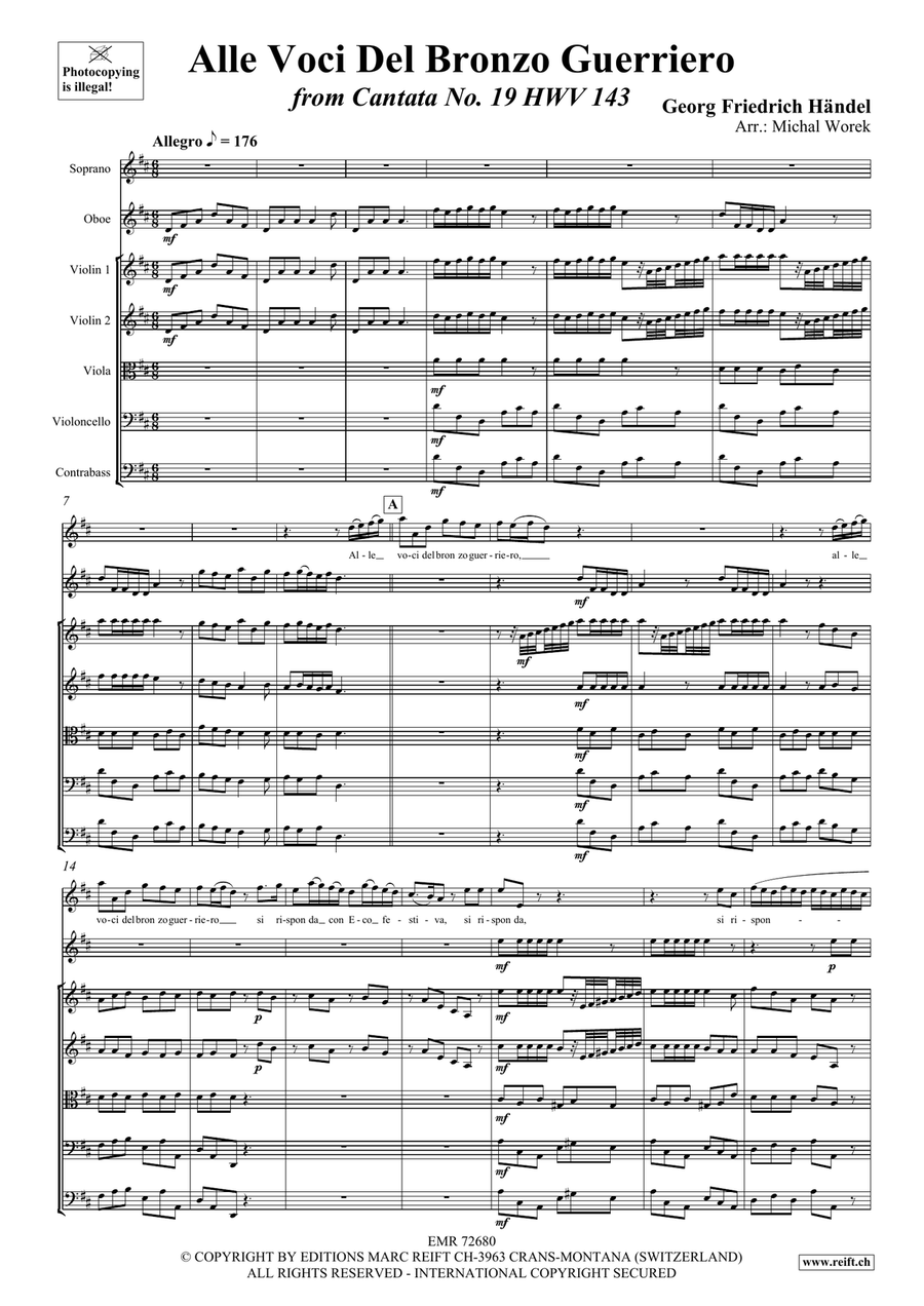 Alle Voci Del Bronzo Guerriero String Orchestra scores gallery preview page 3