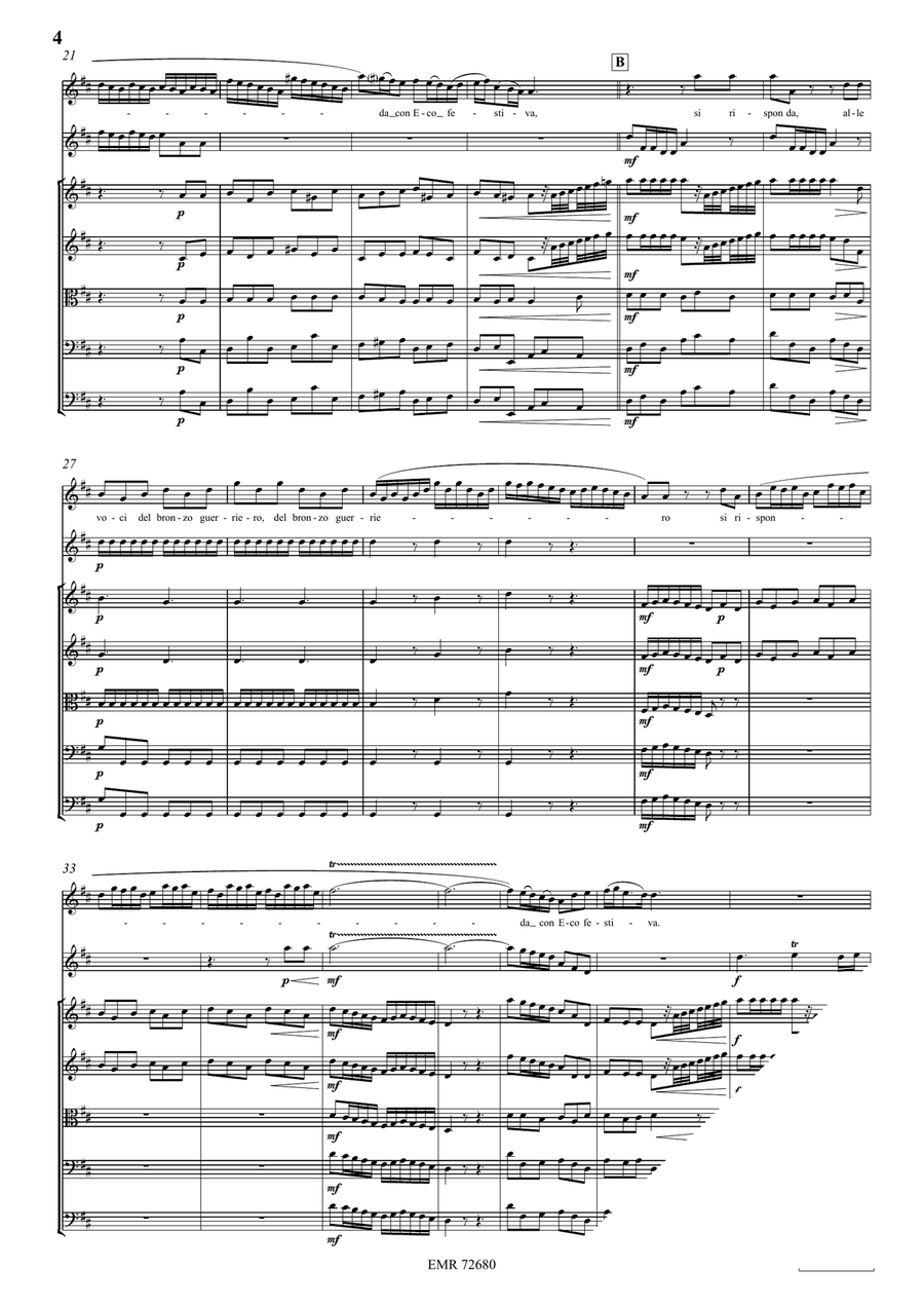 Alle Voci Del Bronzo Guerriero String Orchestra scores gallery preview page 4