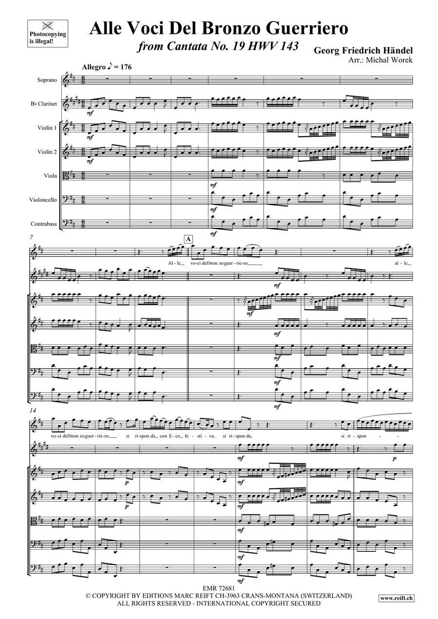 Alle Voci Del Bronzo Guerriero String Orchestra scores gallery preview page 3