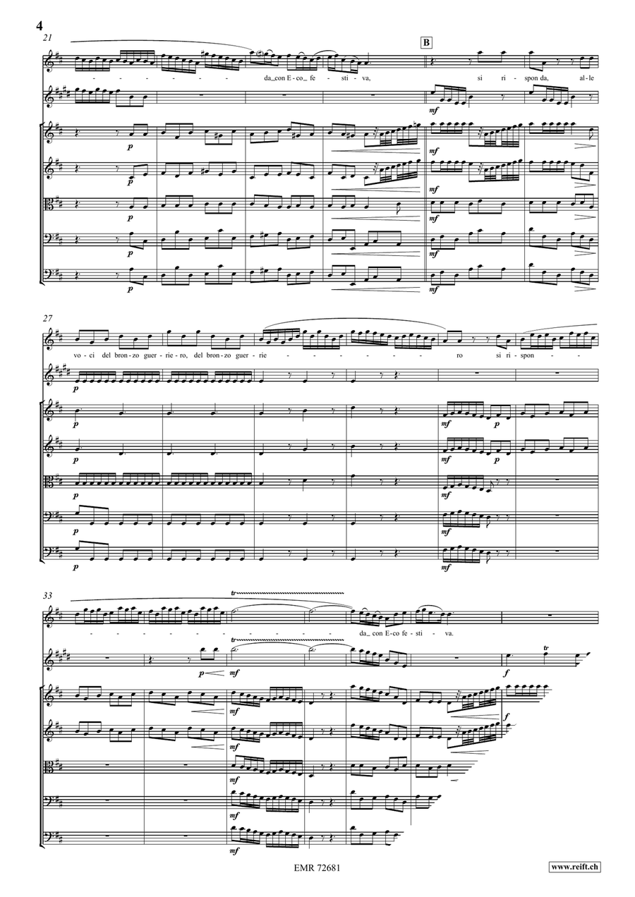 Alle Voci Del Bronzo Guerriero String Orchestra scores gallery preview page 4
