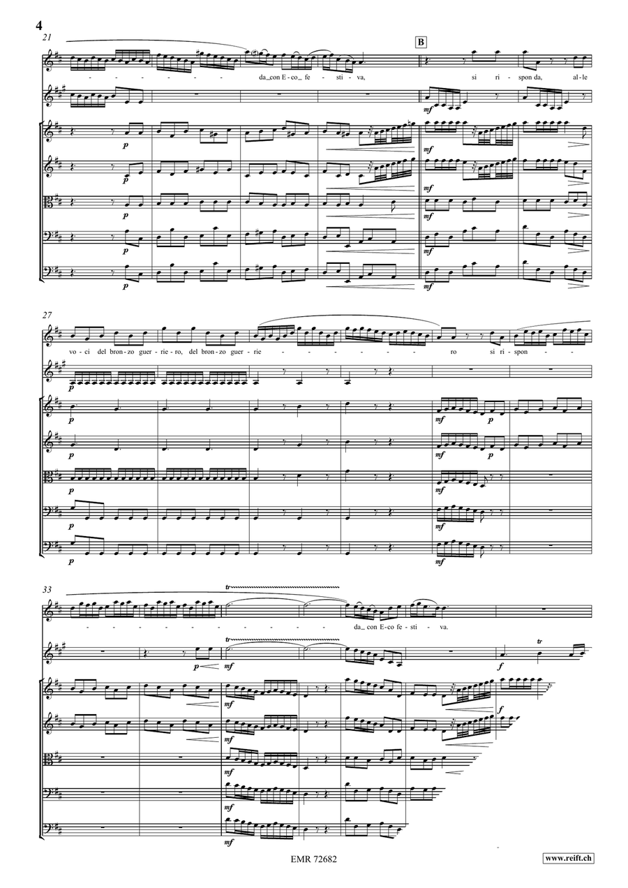Alle Voci Del Bronzo Guerriero String Orchestra scores gallery preview page 4
