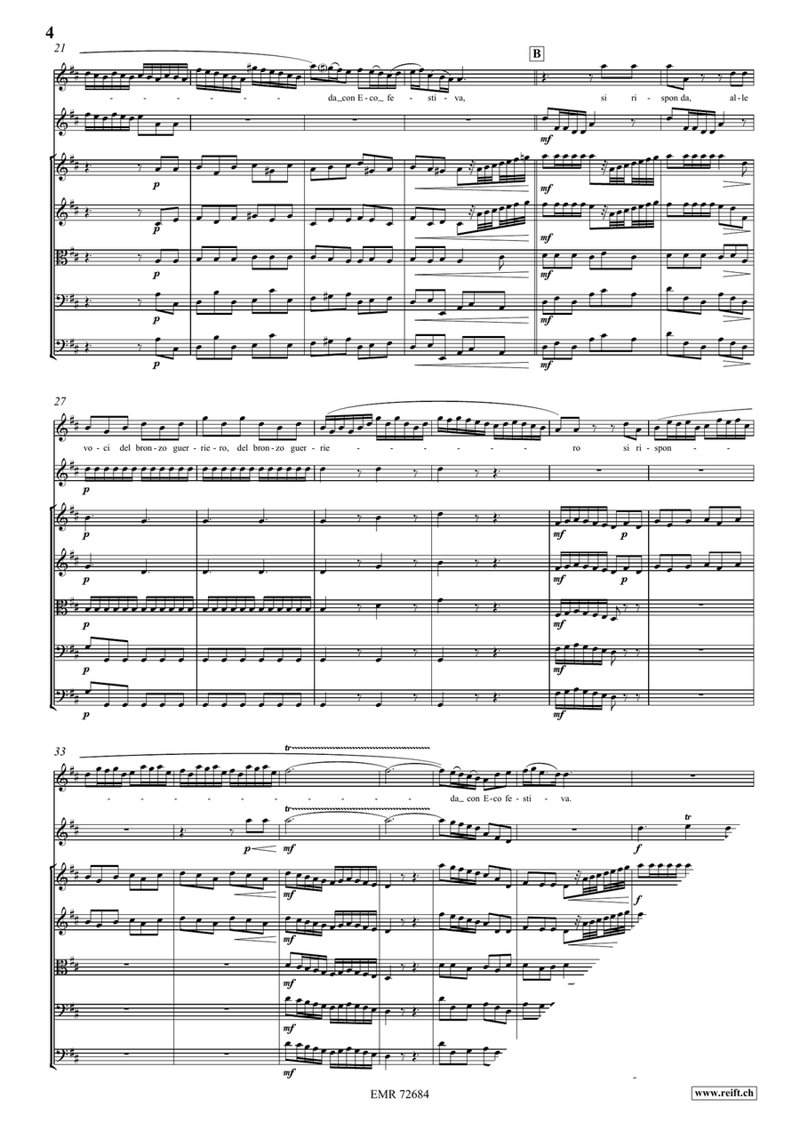 Alle Voci Del Bronzo Guerriero String Orchestra scores gallery preview page 4