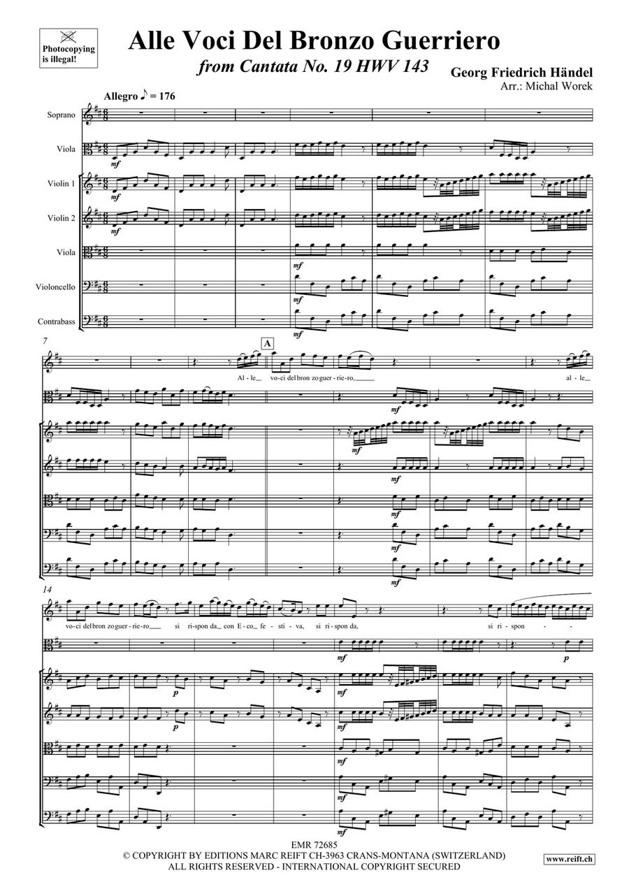Alle Voci Del Bronzo Guerriero String Orchestra scores gallery preview page 3