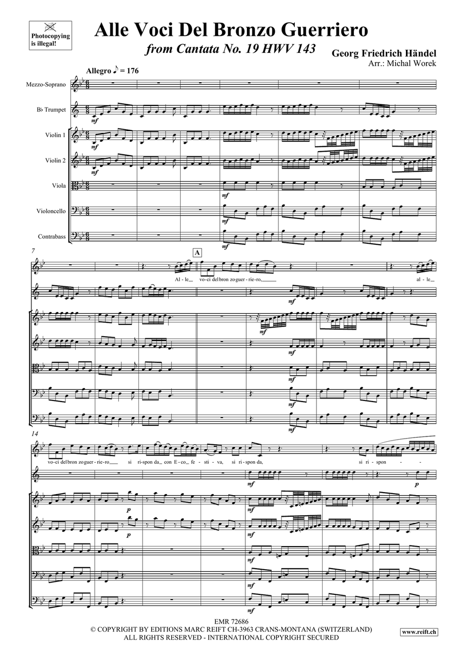 Alle Voci Del Bronzo Guerriero String Orchestra scores gallery preview page 3