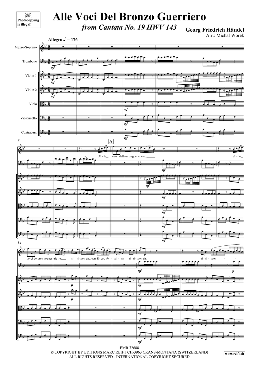 Alle Voci Del Bronzo Guerriero String Orchestra scores gallery preview page 3