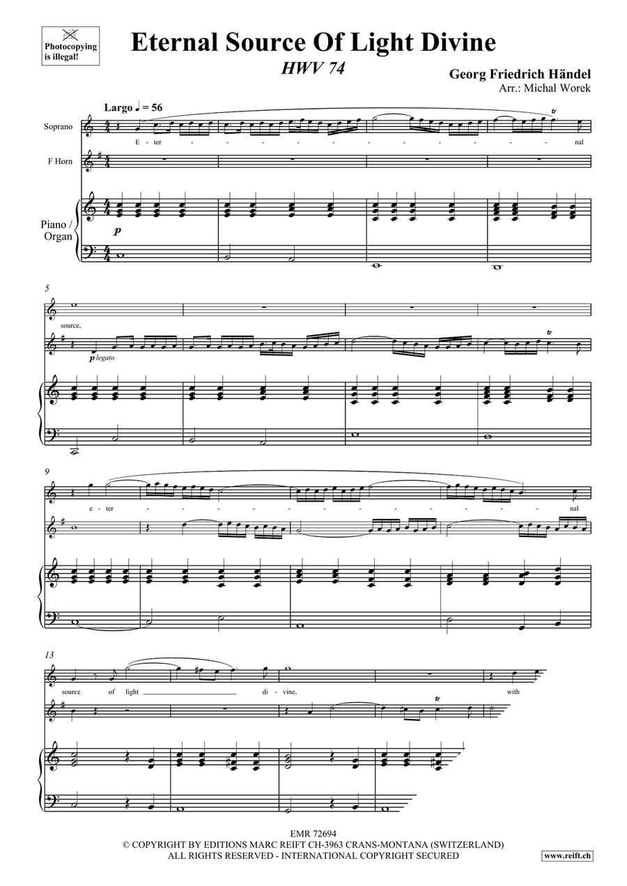 Eternal Source Of Light Divine Horn scores gallery preview page 3