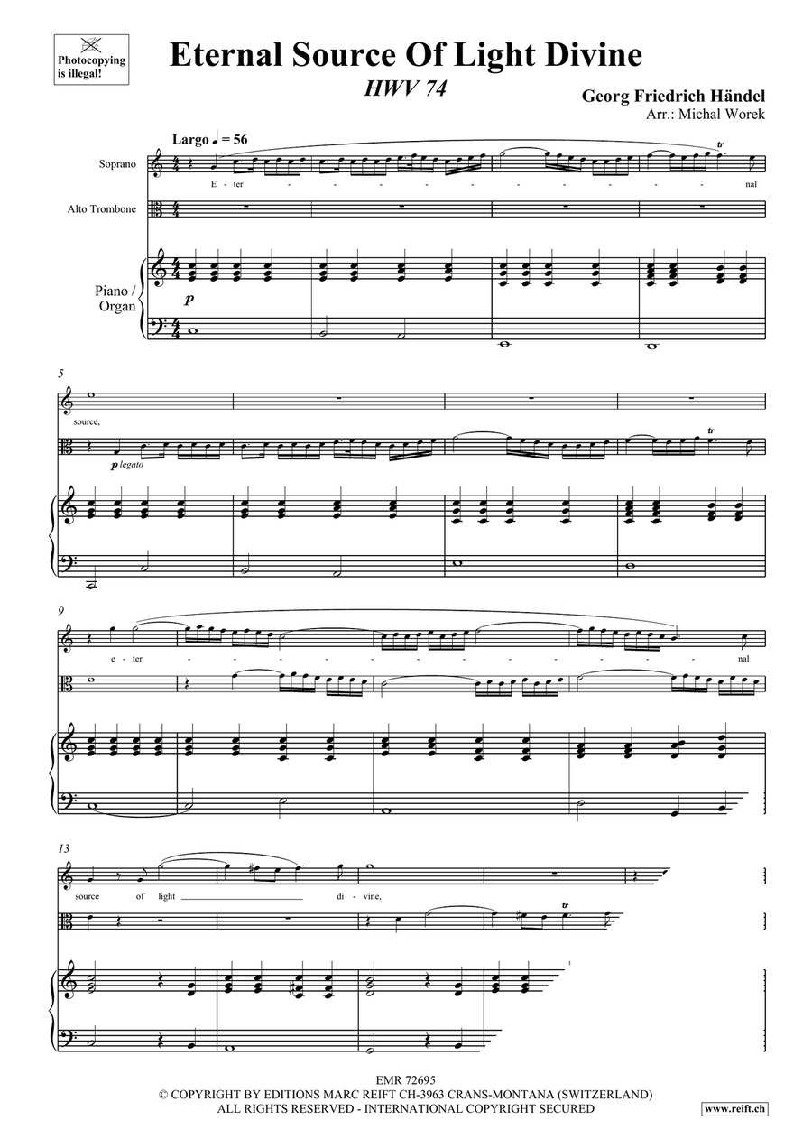 Eternal Source Of Light Divine Trombone scores gallery preview page 3