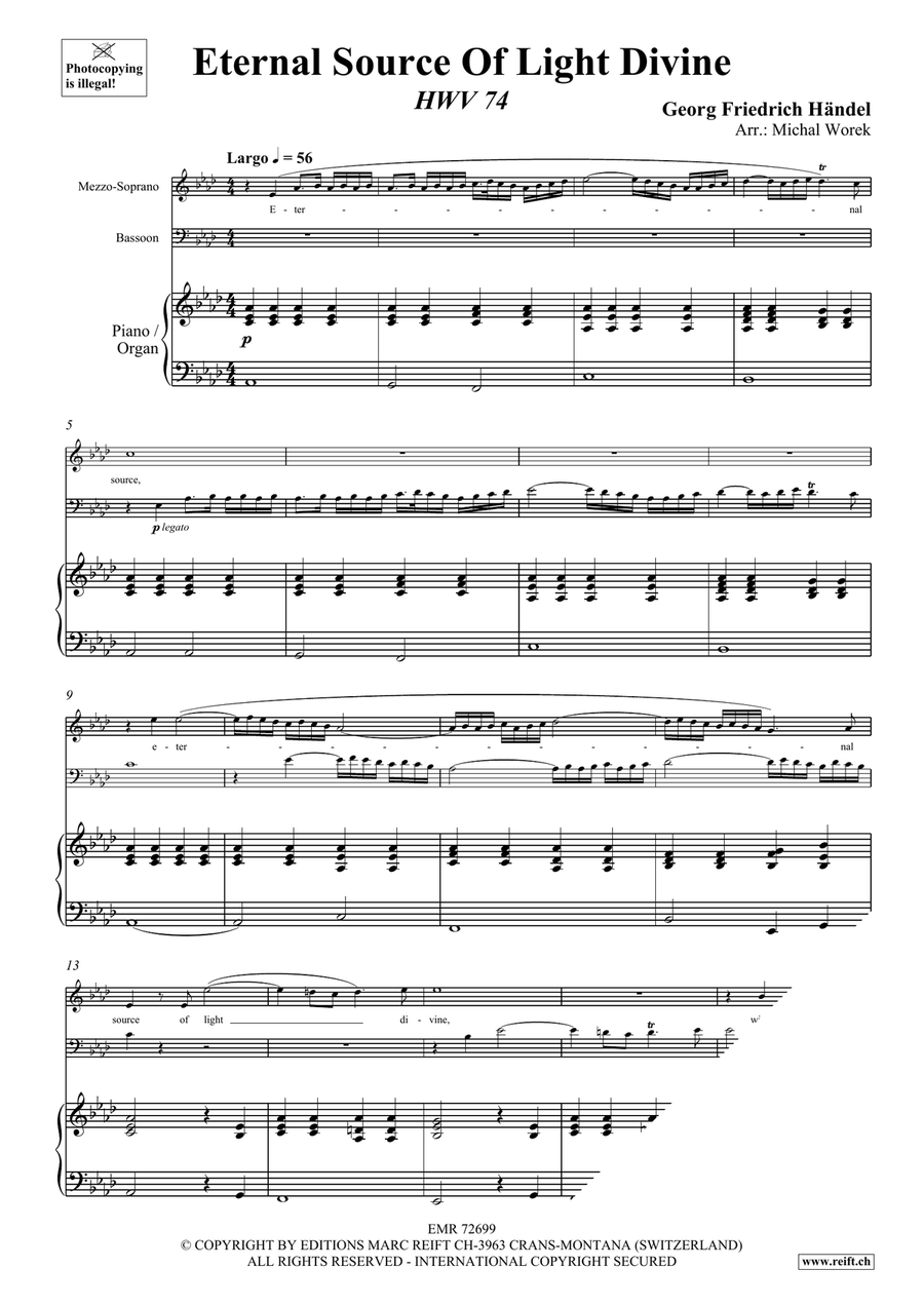 Eternal Source Of Light Divine Bassoon Solo scores gallery preview page 3