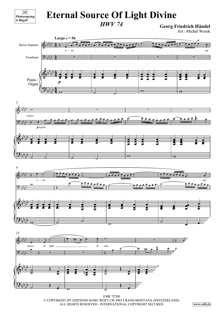 Eternal Source Of Light Divine Trombone scores gallery preview page 3