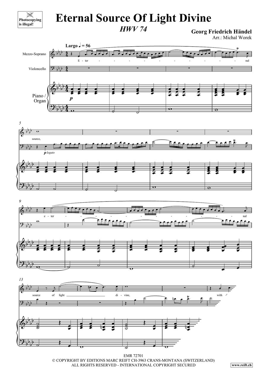 Eternal Source Of Light Divine Cello scores gallery preview page 3