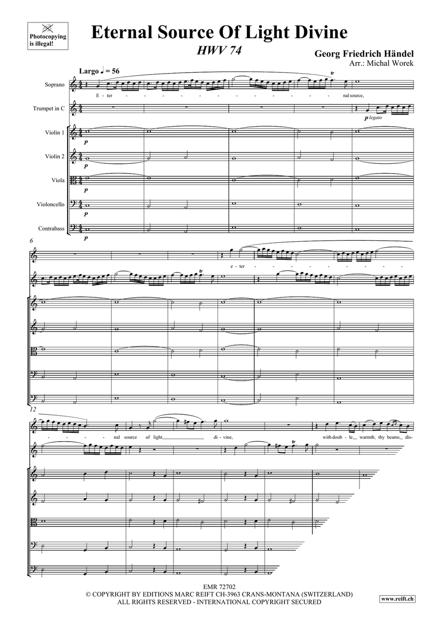 Eternal Source Of Light Divine String Orchestra scores gallery preview page 3