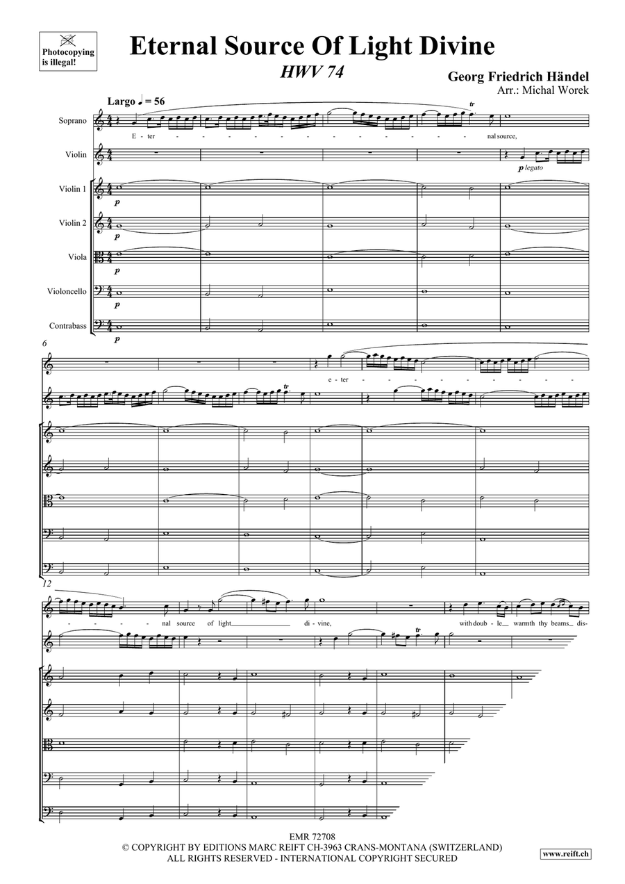 Eternal Source Of Light Divine String Orchestra scores gallery preview page 3