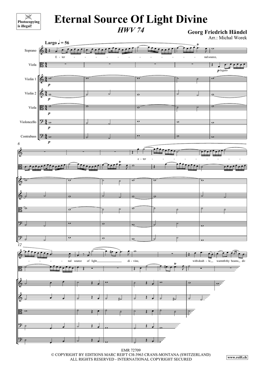 Eternal Source Of Light Divine String Orchestra scores gallery preview page 3