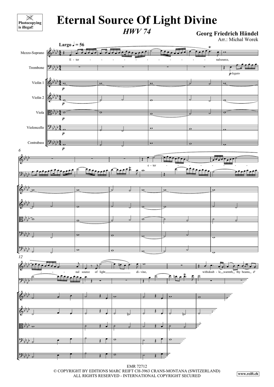 Eternal Source Of Light Divine String Orchestra scores gallery preview page 3